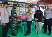 Kunjungi Posyan dan Pos Terpadu, Kapolres Sumenep Serahkan Bingkisan