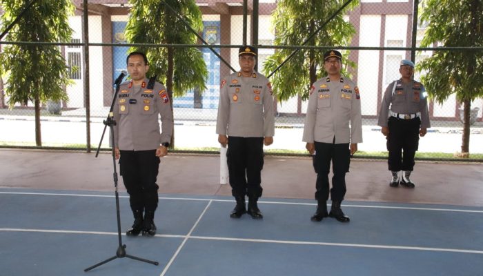 100 Personel BKO Polres Sumenep Bantu Pengamanan Pilkades Serentak Bangkalan