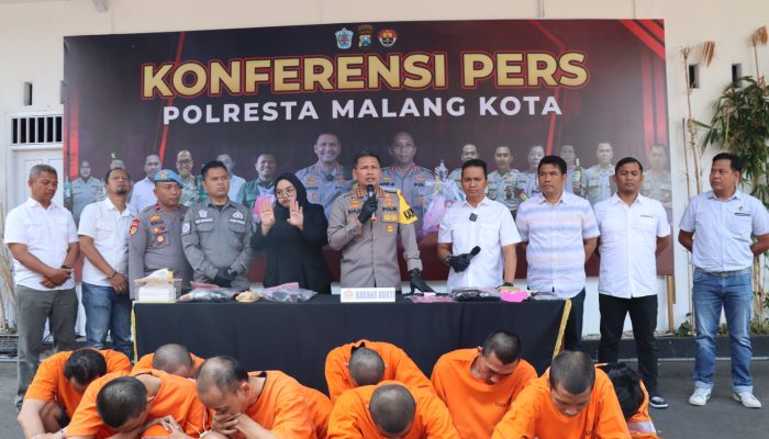 Polresta Malang Kota Ungkap Peredaran Narkoba Berhasil Amankan 26 Tersangka