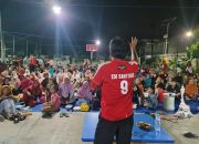 500 Warga Kecamatan Krembangan Menyambut Edi Santoso  Edi