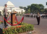 Kapolres Pasuruan Pimpin Upacara Kenaikan Pangkat Pengabdian PNPP Polres Pasuruan