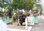 Jelang Peringatan HUT Ke-78 TNI Tahun 2023, Kodim 0808/Blitar Gelar Ziarah Rombongan Ke TMP Raden Wijaya