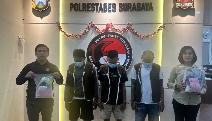 Amankan Residivis Narkoba  Ratusan Gram Sabu Disita Satuan Reserse Polrestabes 