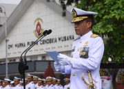 Peringati HUT Ke-78 TNI, Antap dan Siswa Kodiklatal Laksanakan Upacara Dengan Penuh Semangat