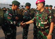 Lantamal V Ikuti Penyambutan Satgas Pengamanan Daerah Rawan Yonarmed 1 /AY/2/2 Kostrad