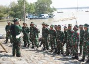 Kodiklatal Jadikan Tambak Wedi Surabaya Sasaran Latihan Penanggulangan Bencana Alam Pesisir