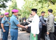 Dankodiklatal Sambut Kedatangan Presiden RI Saat Buka Kegiatan Ijazah Kubro dan Pengukuhan Pimpinan Pusat Pagar Nusa