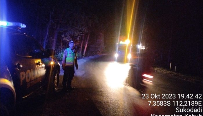 Polres Lamongan Maksimalkan Patroli di Jalur Rawan Pelemparan Batu Kaca Mobil