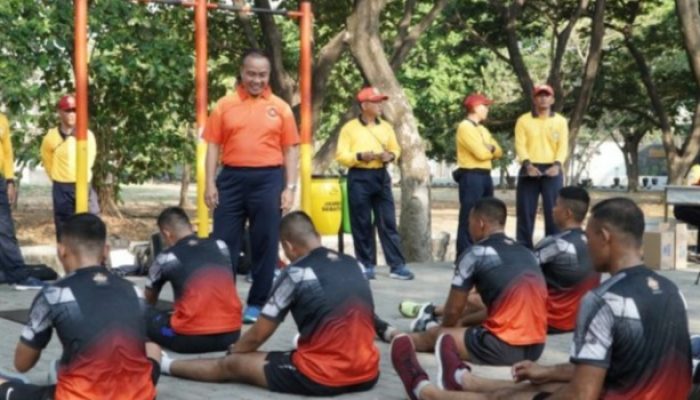 Jelang Akhir Pendidikan, Calon Siswa Terbaik Diktukpa TNI AL Angkatan 53 Laksanakan Garjas