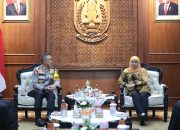 Kunjungi Gubernur Jawa Timur, Kapolda Jatim Siap Bersinergi Dukung Program Pemprov