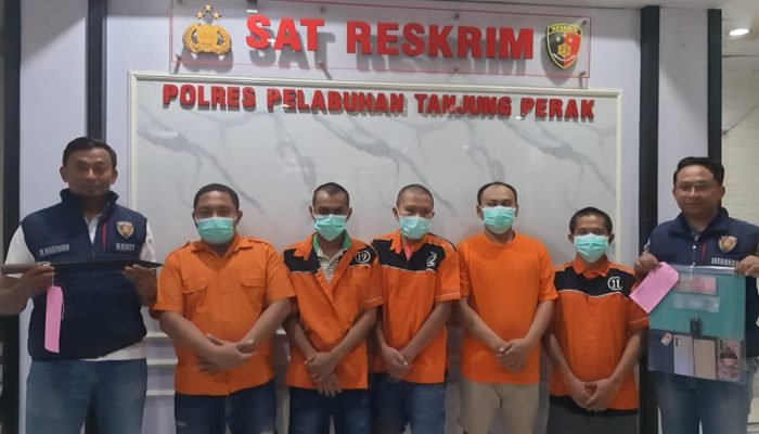 Polres Tanjungperak Berhasil Mengamankan Komplotan Pencurian Mobil