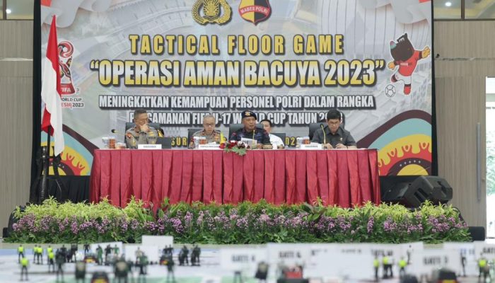 Matangkan Kesiapan Pengamanan Piala Dunia U-17 FIFA 2023 Polda Jatim Gelar TFG