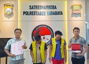 Polrestabes Surabaya Amankan Kakak Adik Diduga Edarkan Narkoba