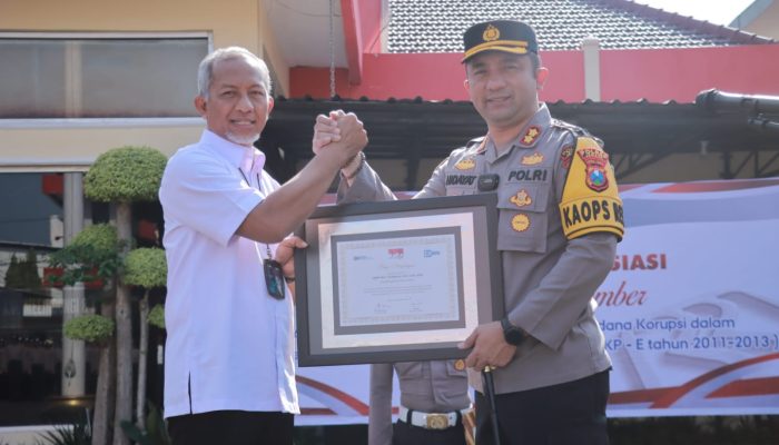 Sukses Ungkap Korupsi Dana KKP, Polres Jember Raih Penghargaan Kepala Cabang BRI