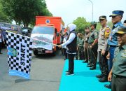 Forkopimda Jatim Berangkatkan Bantuan Untuk Warga Palestina dari Lapangan Makodam V Brawijaya