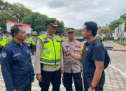 Arahan Wakapolres Jembrana dalam Apel Ops Mantap Brata Agung 2023-2024 Tahap Kampanye