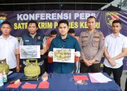 Polres Kediri Berhasil Amankan Tersangka Komplotan Pencuri Tabung Gas