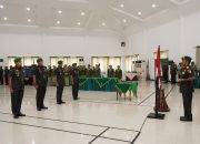 Danrem 084/BJ Memimpin Serah Terima Jabatan Dandim 0829/Bangkalan dan Dandim 0831/Surabaya Timur