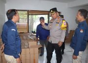 Pastikan Logistik Pemilu 2024 Aman, Kapolresta Sidoarjo Cek Gudang KPU
