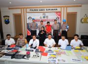 Polisi Berhasil Amankan Tersangka Pencurian Spesialis Pecah Kaca Mobil di Surabaya