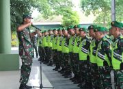 Kodim 0830/Surabaya Utara Gelar Apel Gelar Pasukan Pengamanan VVIP
