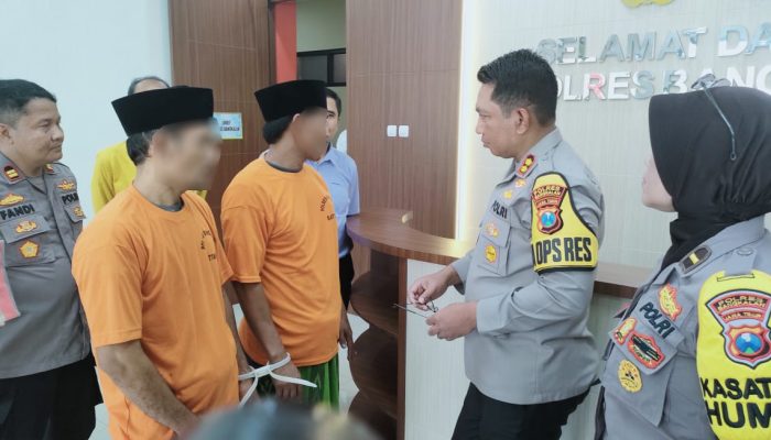 Polres Bangkalan Berhasil Amankan Dua Tersangka Pencurian Sapi di Galis