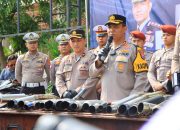 Polres Tuban Amankan Ratusan Kendaraan Roda Dua Berknalpot Brong