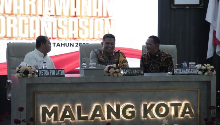 Fasilitasi PWI Malang Raya Gelar OKK, Kapolresta Malang Kota Tegaskan Netralitas Polri di Pemilu 2024