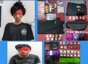 Dua Orang Diduga Pengedar Narkoba  Sabu87,88 gram di Amakan Polres Kediri Kota