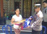 Kapolsek Melaya dan Anggota Polres Jembrana Sambangi  Rumah Duka Alm (Purn) Aiptu Wayan Wirta