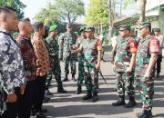 Danrem 084/BJ, Pimpin Apel Gelar Pasukan Pam VVIP Kunjungan Kerja Wakil Presiden RI