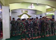 Wujud Ketaqwaan Dan Ketaatan Prajurit Yonzeni 2 Marinir Laksanakan Sholat Jum’at Berjamaah