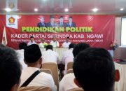 Pendidikan Politik Kader Partai Gerindra Kabupaten Ngawi Di Sukowati Convention Hall