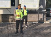 Kapolsek Melaya Pimpin Langsung Apel Kesiapan Pengamanan Natal