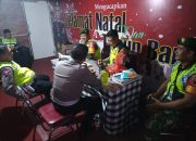Anggota Koramil 0831/05 Rungkut, Polsek dan Satpol PP Jaga Keamanan Natal 2023 dan Tahun Baru 2024