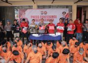 Polres Jember Berhasil Ungkap 38 Kasus dan 49 Tersangka Penyalahgunaan Narkoba Dalam Dua Bulan Terakhir