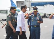 Danlantamal V Sambut Kedatangan Presiden RI Dan Panglima TNI