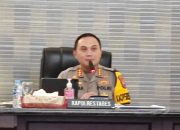 Polrestabes Surabaya Giat Press Rillis akhir tahun 2023