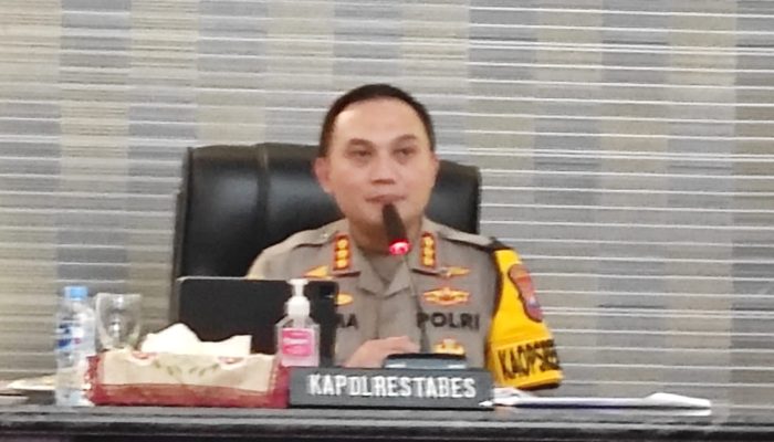 Polrestabes Surabaya Giat Press Rillis akhir tahun 2023