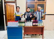 Polsek Simokerto Amankan Miras Jenis Cukrik di Srengganan