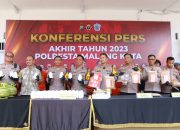 Polresta Malang Kota Berhasil Ungkap Kasus Sepanjang Tahun 2023
