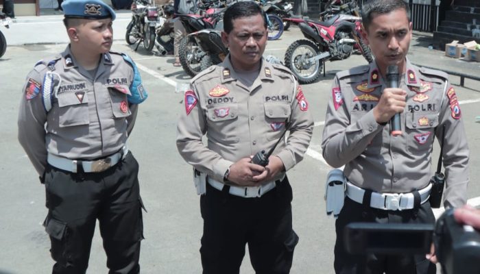 Ratusan Motor Knalpot Brong Diganti Sesuai Standart, Polresta Malang Kota Kembalikan ke Pemilik
