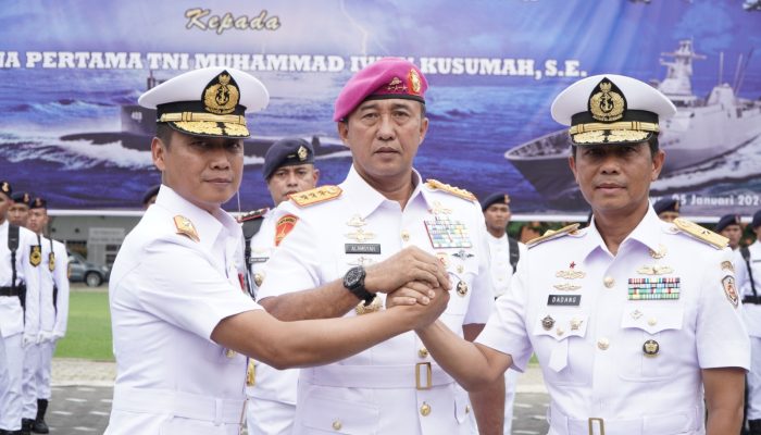 Sertijab Komandan Kodikopsla Wujud Reorganisasi Kepemimpinan di Tubuh Kodiklatal