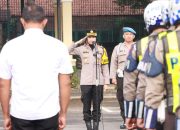 Wakapolres Kediri Pimpin Apel Pagi Tegaskan Netralitas Polri Hadapi Pemilu 2024