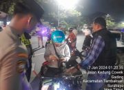 Harkamtibmas Jelang Pemilu, Polres Tanjungperak Gelar Patroli Skala Besar