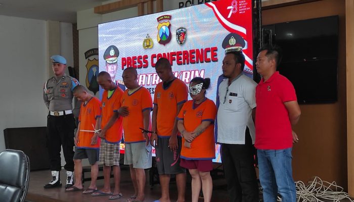 Empat Tersangka Kasus Pecabulan Anak Dibawah Umur ke Tangkap Polisi