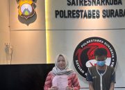 Polrestabes Surabaya Berhasil Amankan Tersangka Pengedar Narkoba
