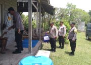 Kapolsek Melaya: Berikan Bantuan Sembako Kepada Masyarakat Yang Membutuhkan di Minggu Kasih