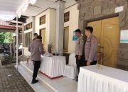 Kapolsek Melaya Selalu Ingatkan Personel Soal Pengamanan Kotak Suara Serta Surat Suara di PPK Melaya