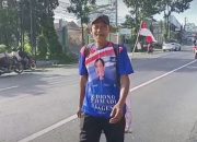 Caleg dan Capresnya Menang Mariyo Warga Masaran Jalan Kaki Sragen – Jakarta.
